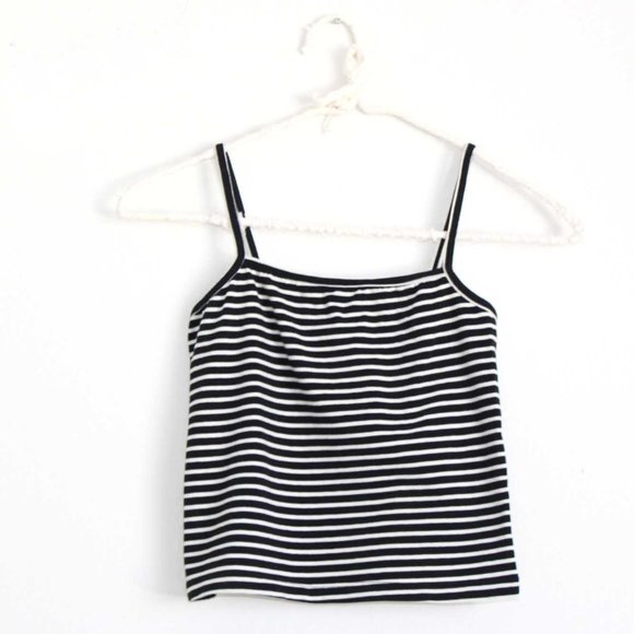 Brandy Melville Tops - NWT Brandy Melville Striped Faye Tank Black